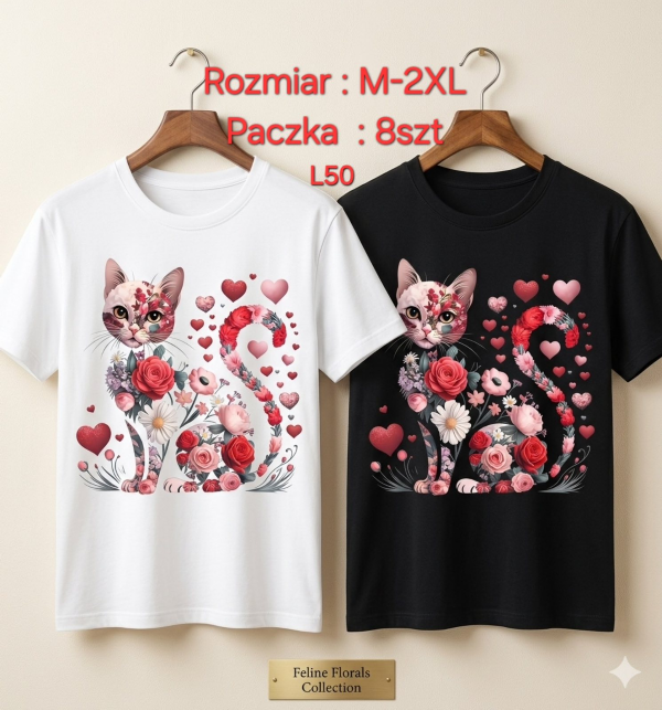 Bluzki damskie Roz M-2XL, Mix Kolor Paczka 8 szt